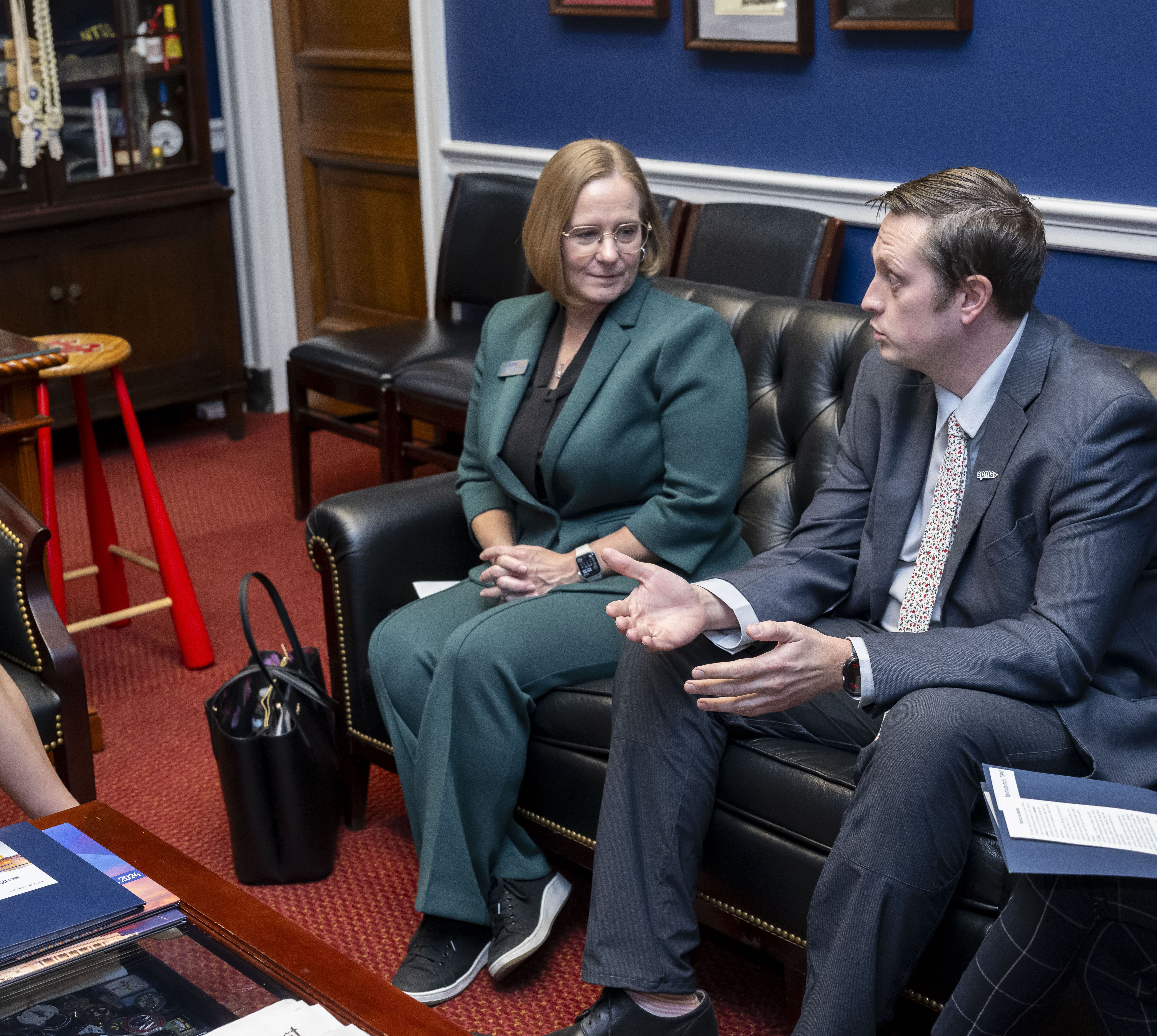 Peter Sorensen lobbying on Capitol Hill about Medicare physician fee schedule changes